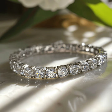 Cushion Cut Diamond Tennis Bracelet