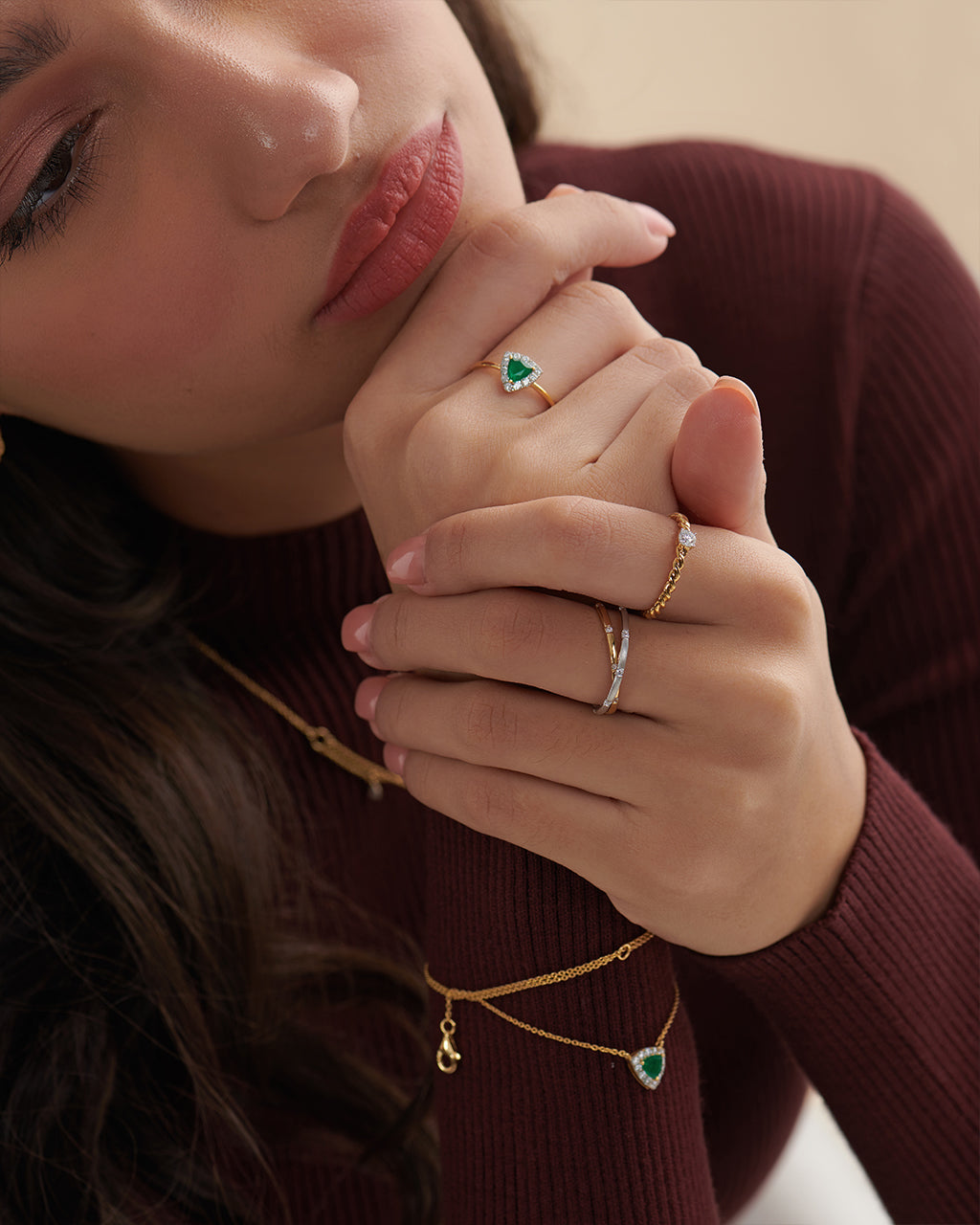 Twisted Diamond Ring