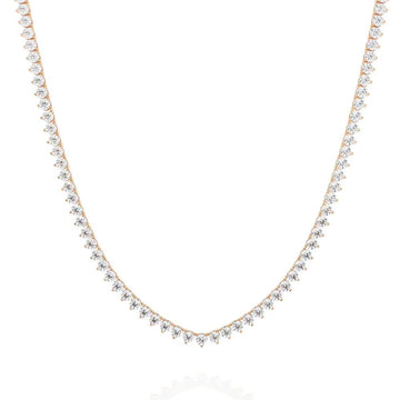 Classic Diamond Tennis Necklace