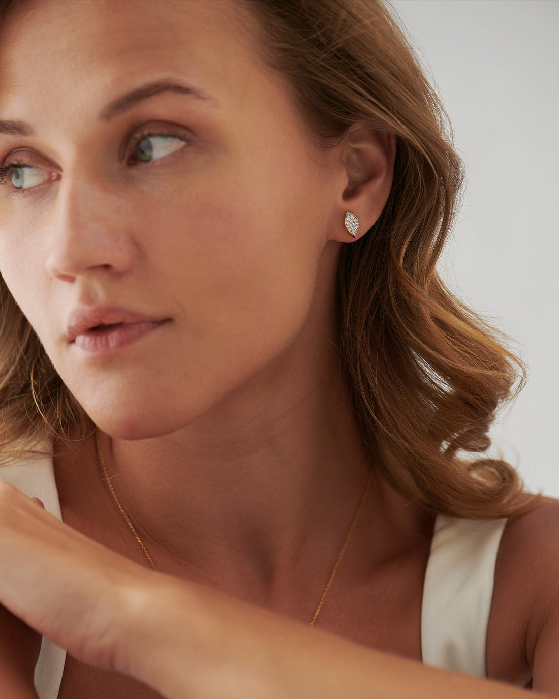 Bloom Diamond Stud