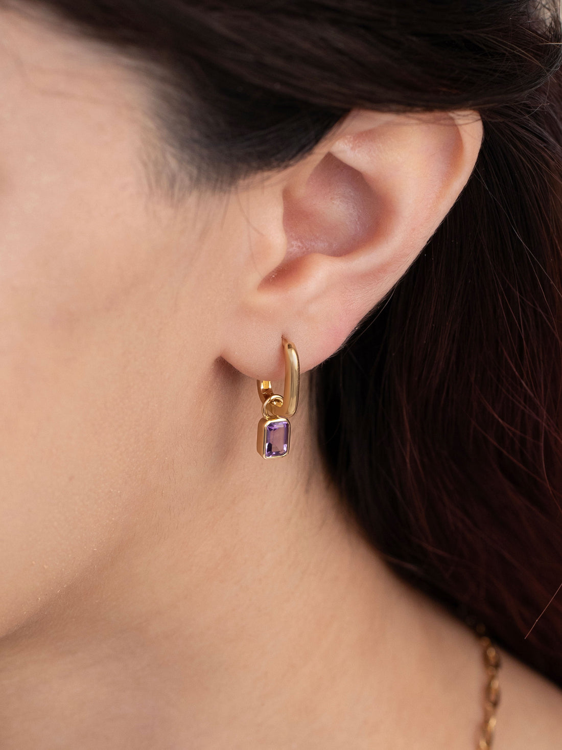 Amethyst Drop Earrings