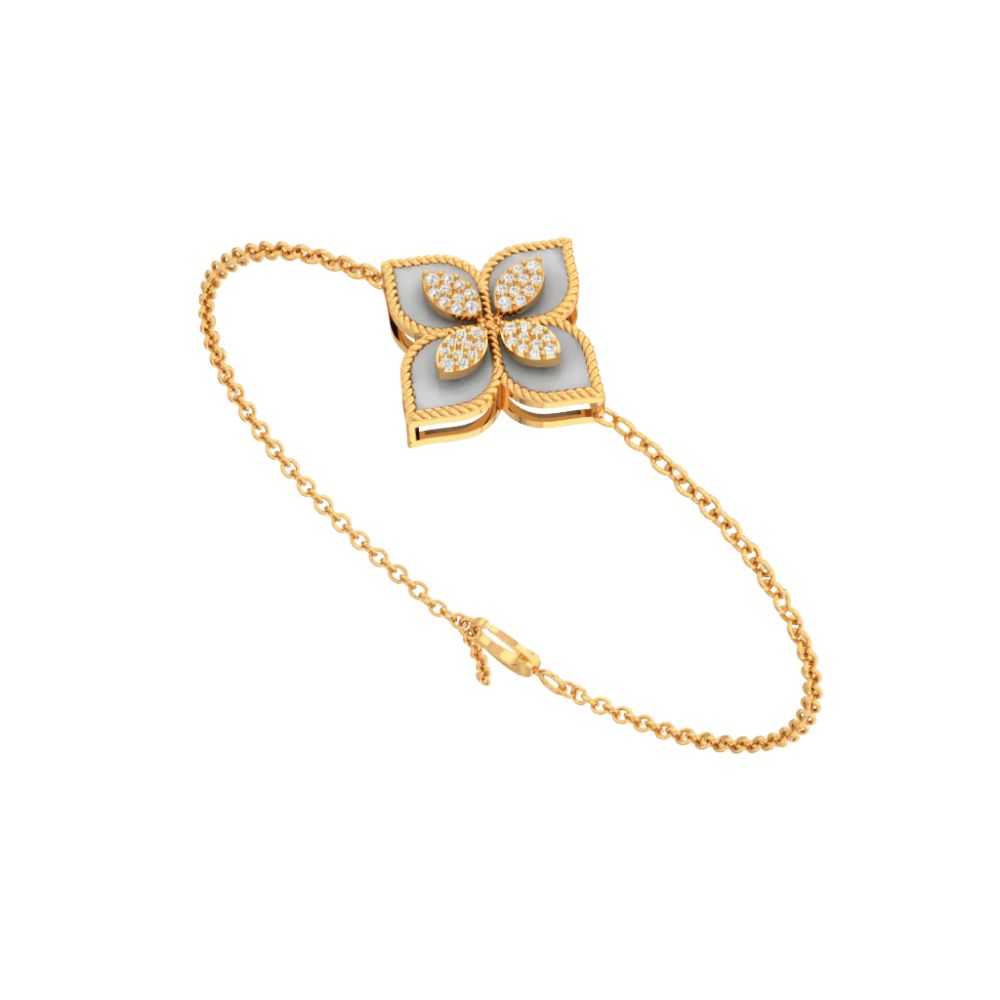 Floral Bloom Diamond Bracelet