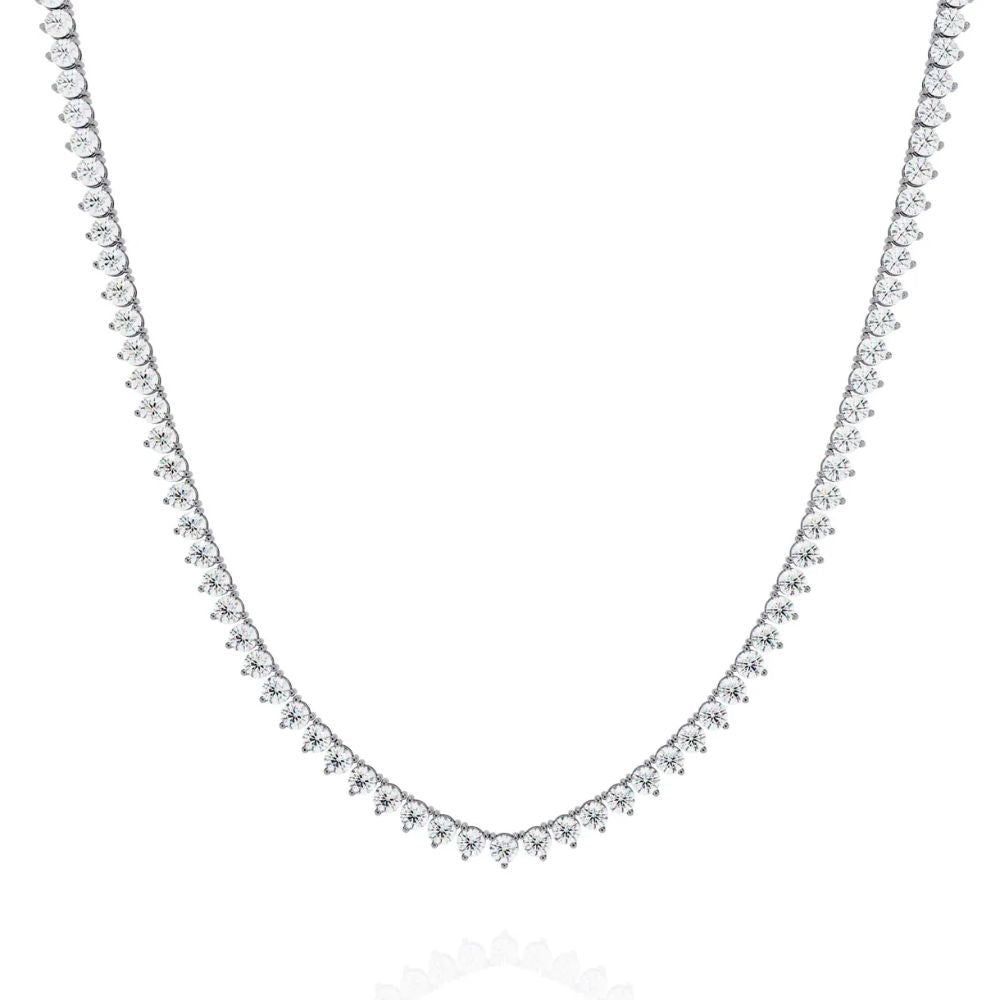 Classic Diamond Tennis Necklace