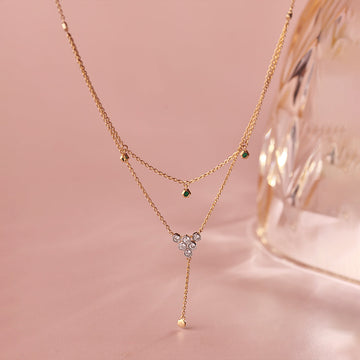 Layered Diamond Necklace