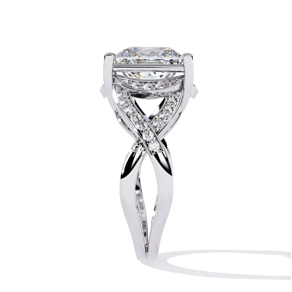 Princess Cut Bold Diamond Ring