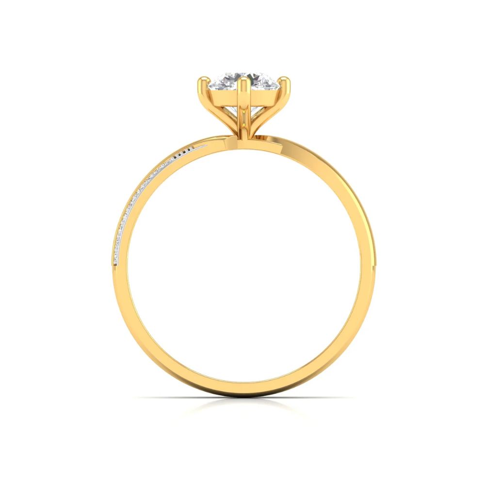 Classic Twist Solitaire Diamond Ring
