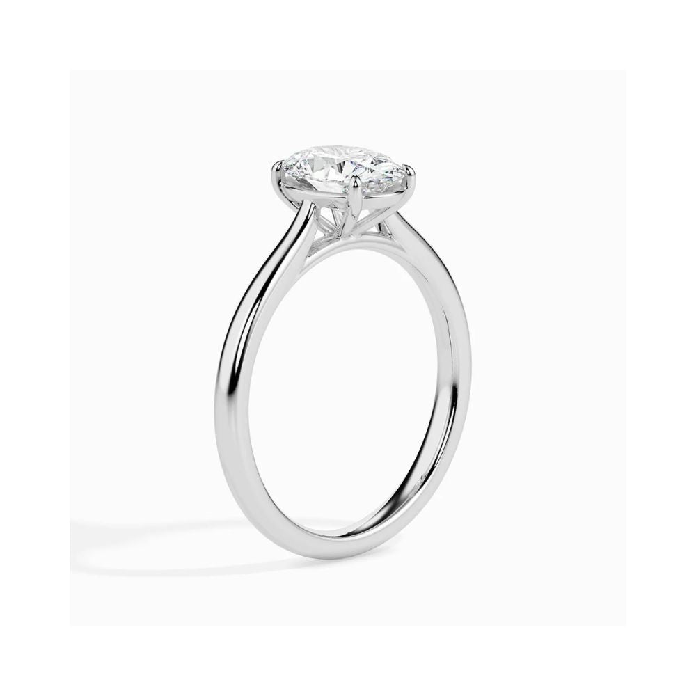 Oval Cut Solitaire Engagement Ring