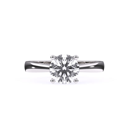 Classic Round Diamond Engagement Ring