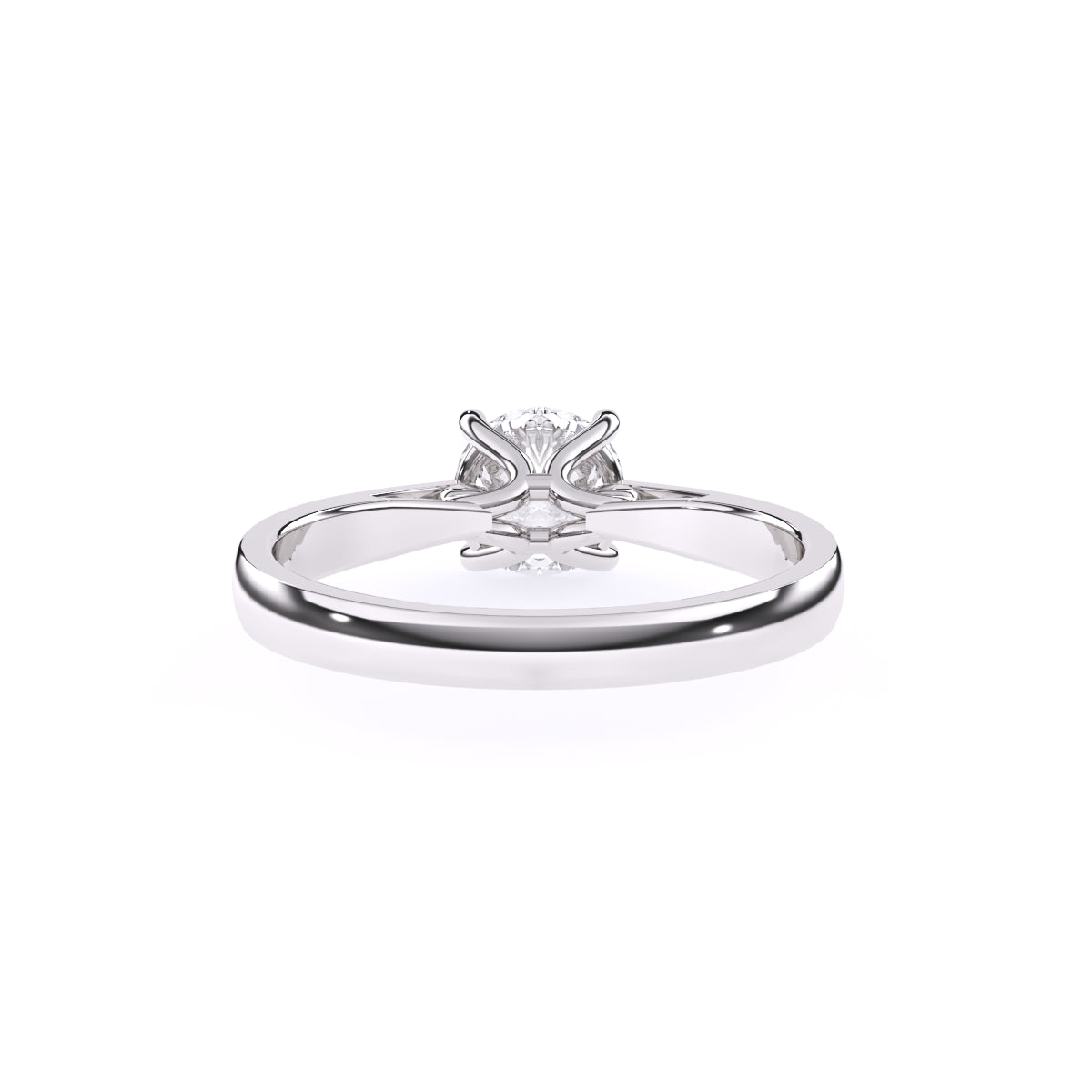 Classic Round Diamond Engagement Ring