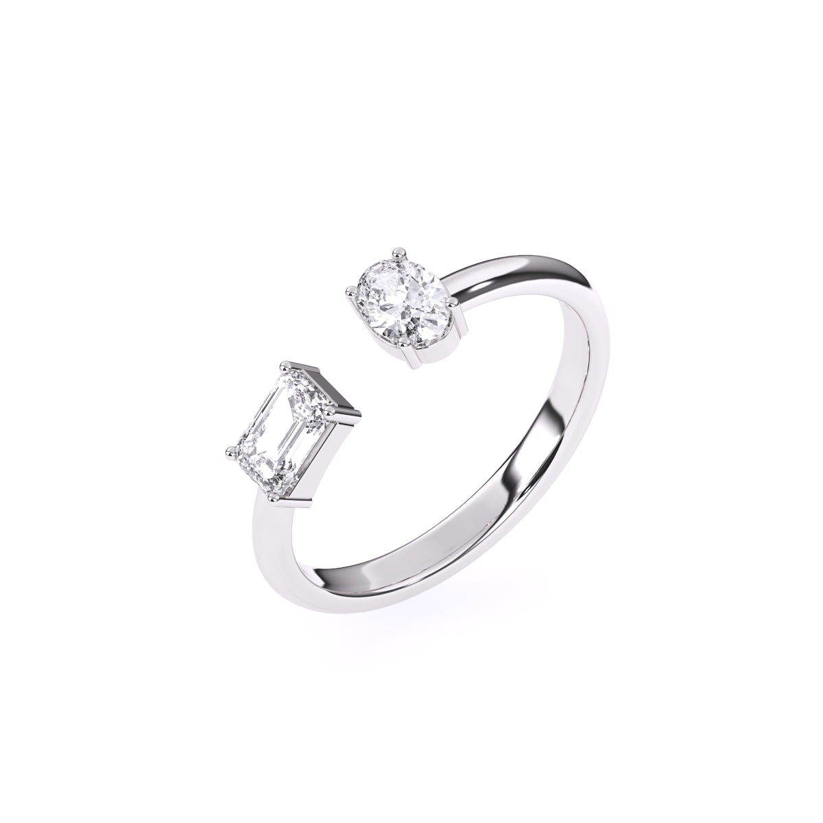 Cuff Diamond Ring