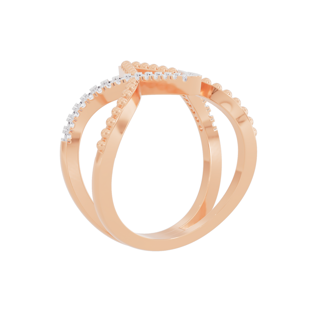 V-Shaped Lab Grown Diamond Ring