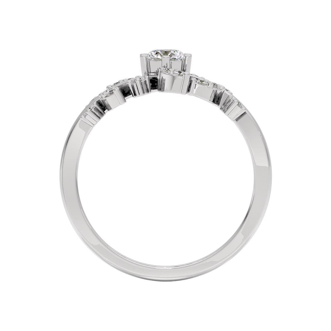 Floral-Inspired Lab Grown Diamond Ring